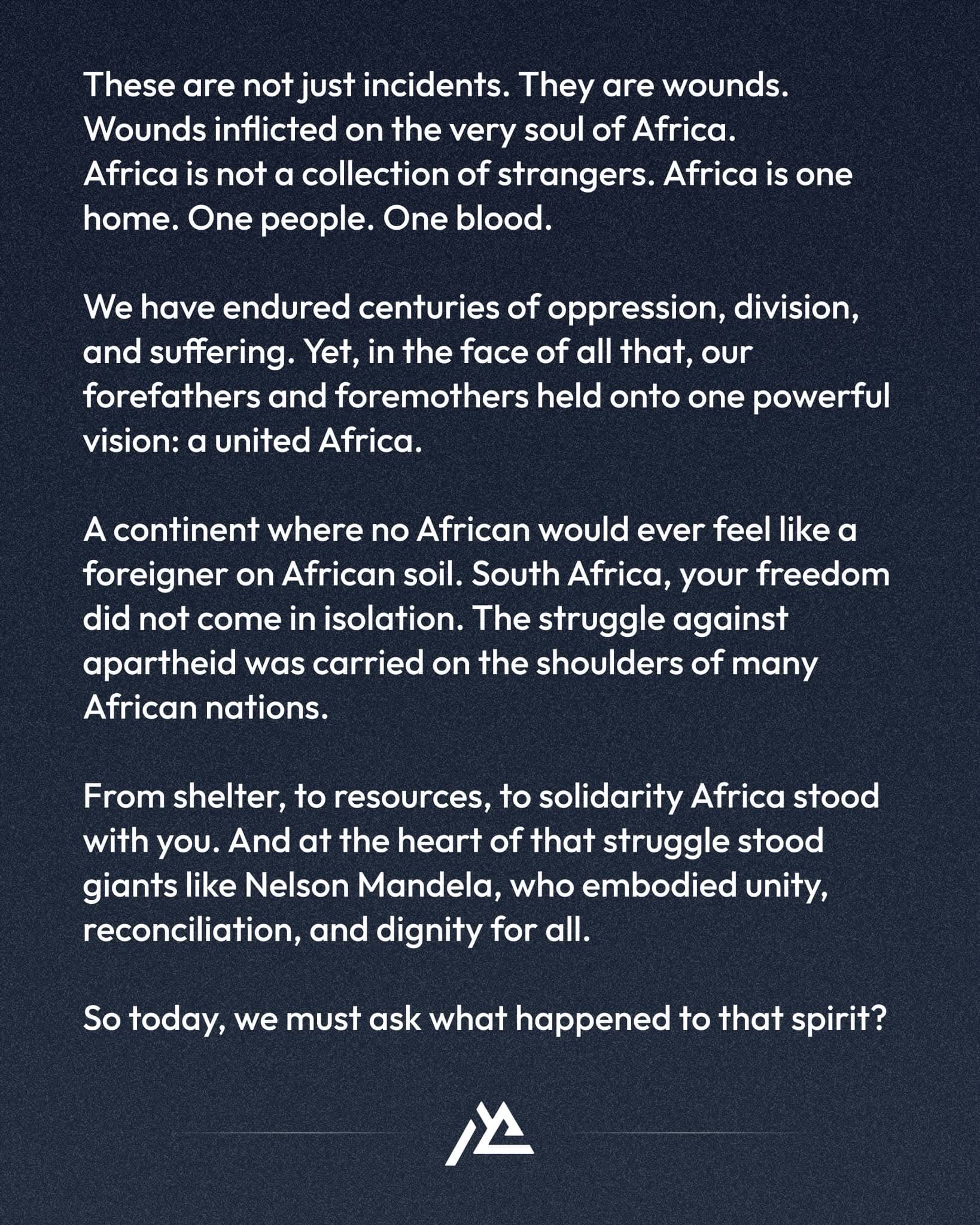 Open letter to the President of South Africa, page 2