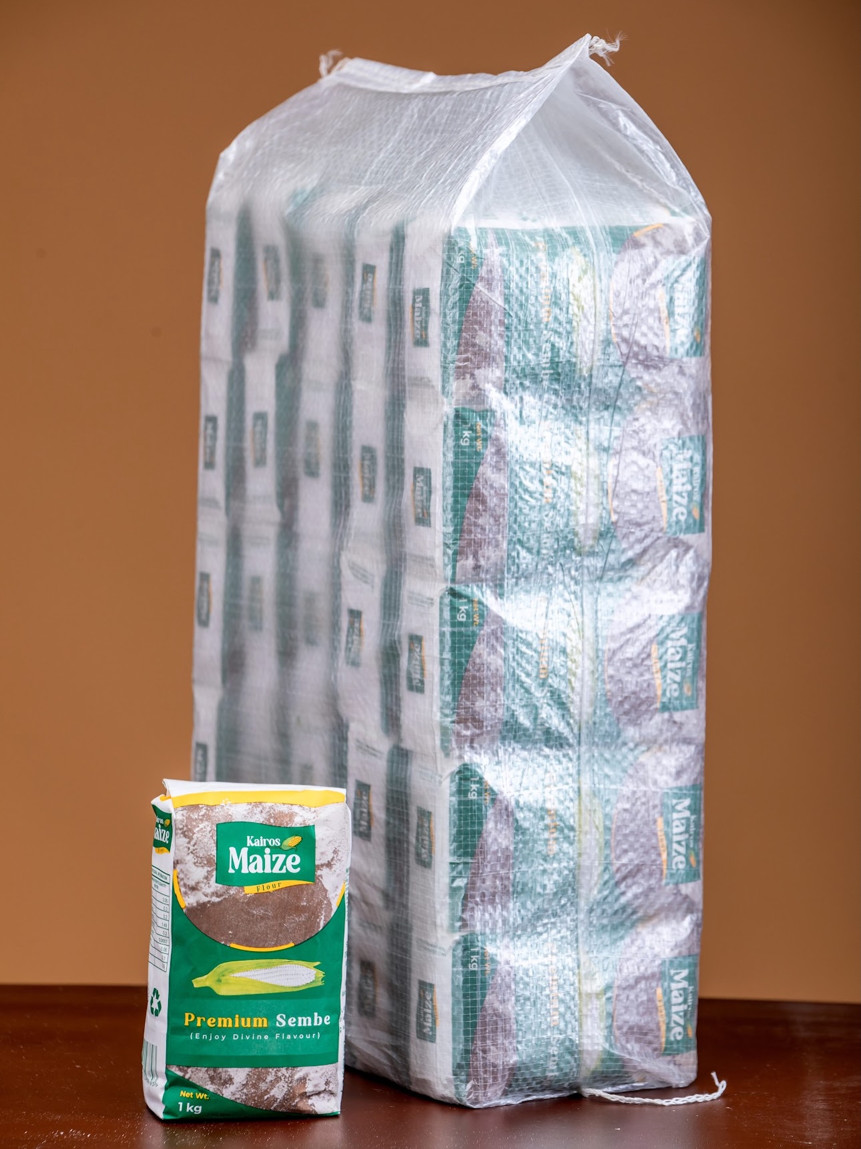 Kairos Premium Sembe, 1 kg pack and bale