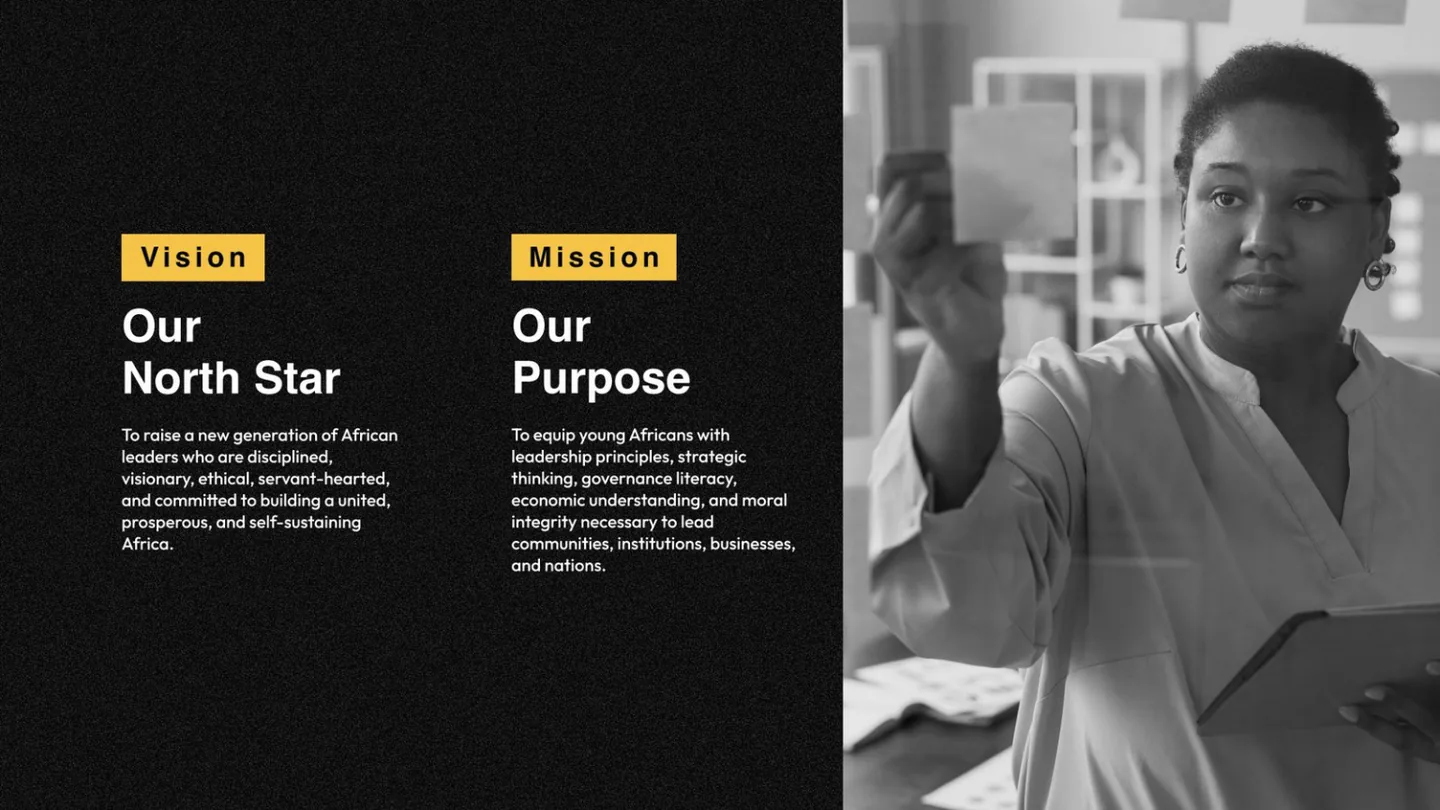 Our North Star and Our Purpose: the masterclass vision and mission.