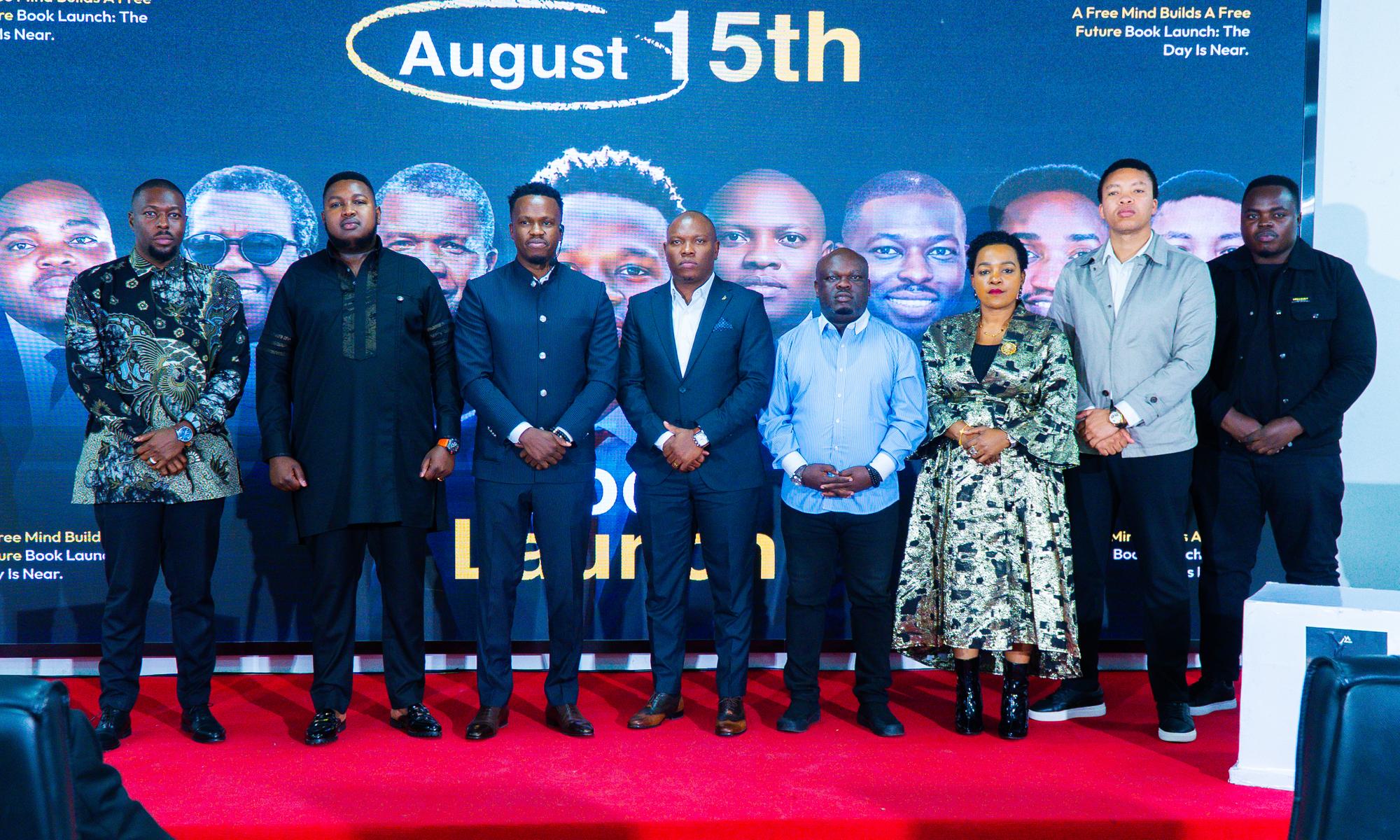 A moment from the book launch