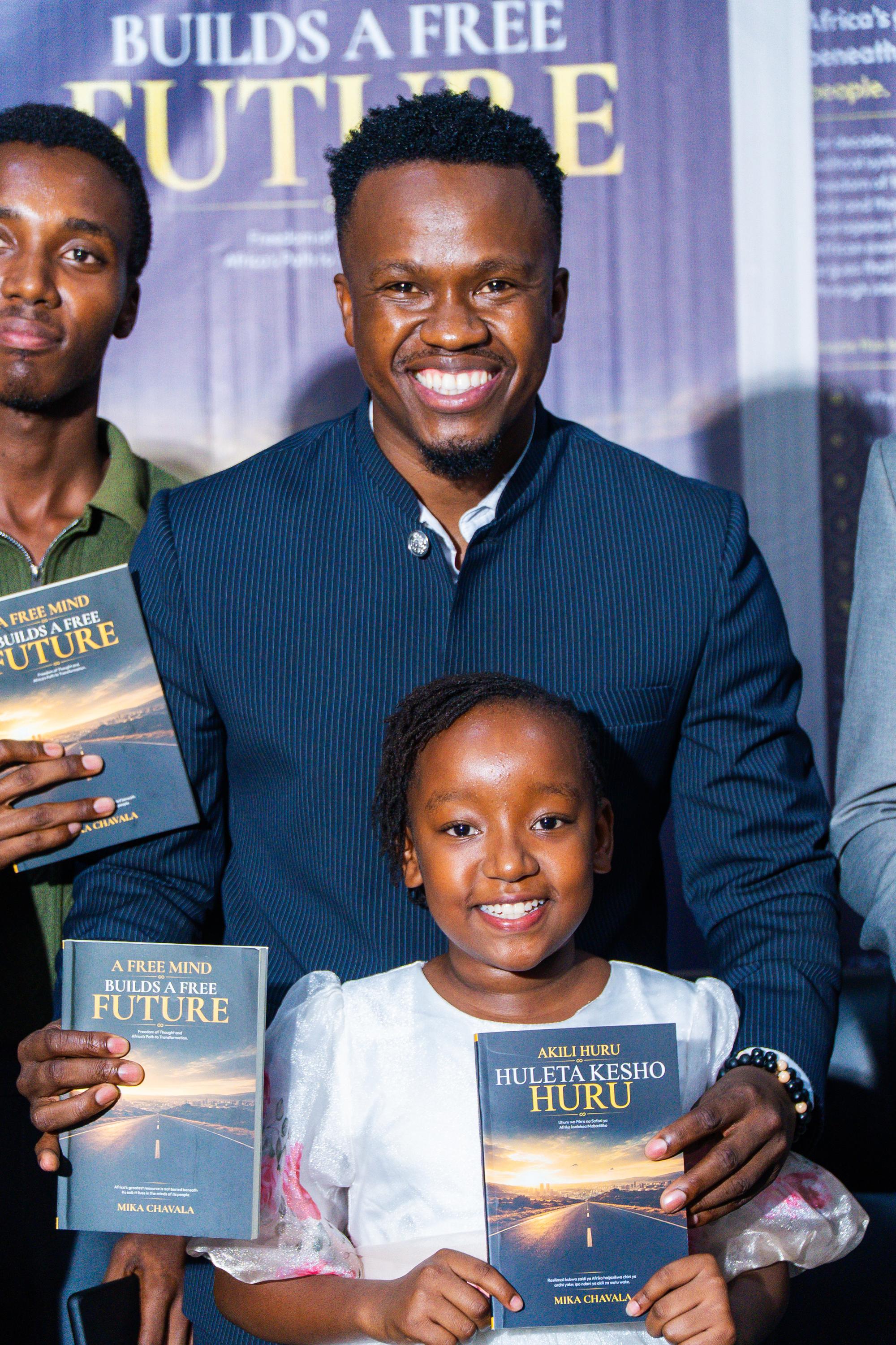 A moment from the book launch