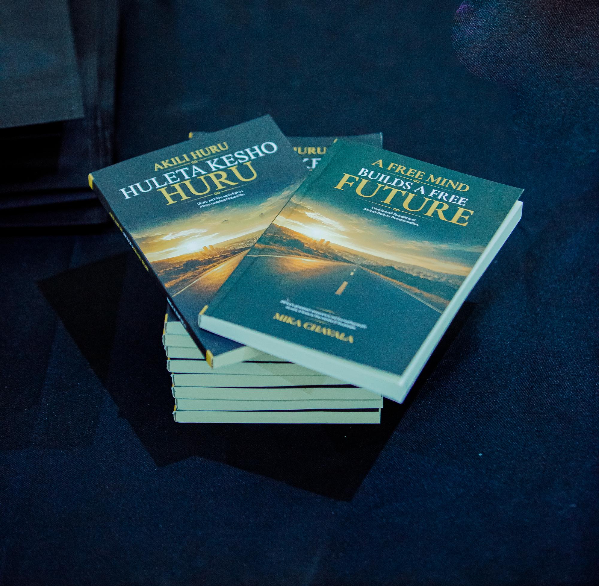 A moment from the book launch