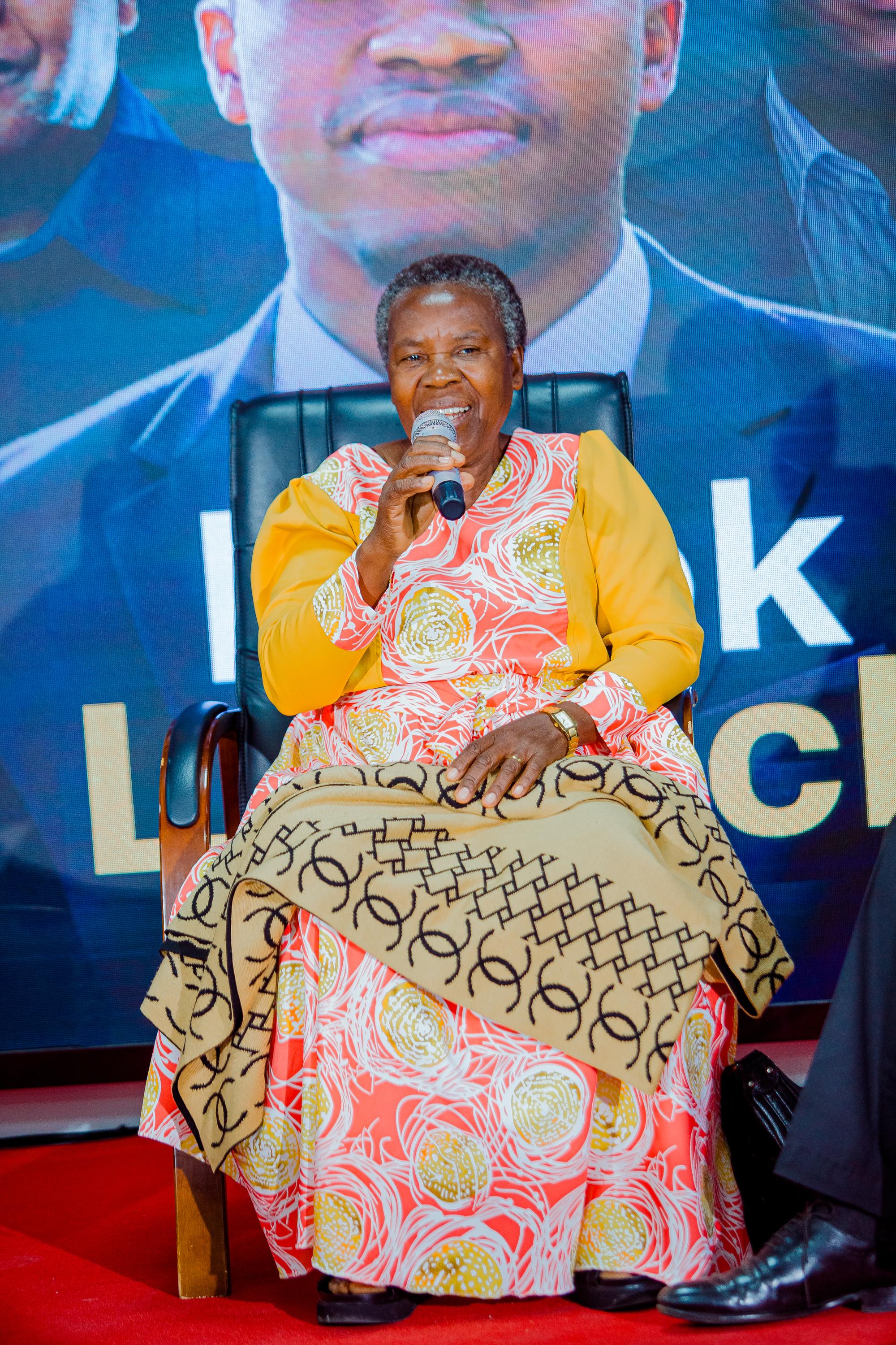 A moment from the book launch