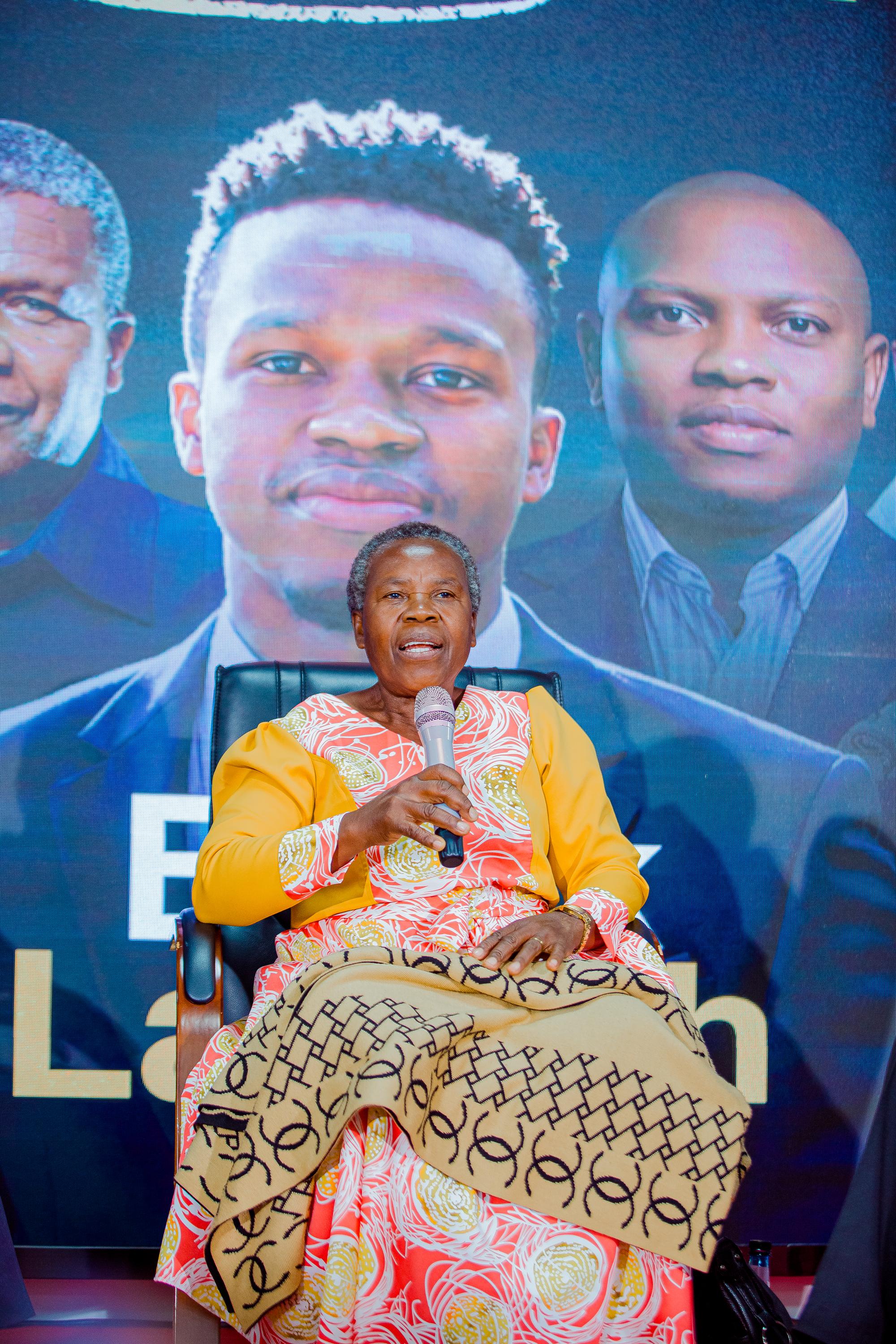 A moment from the book launch