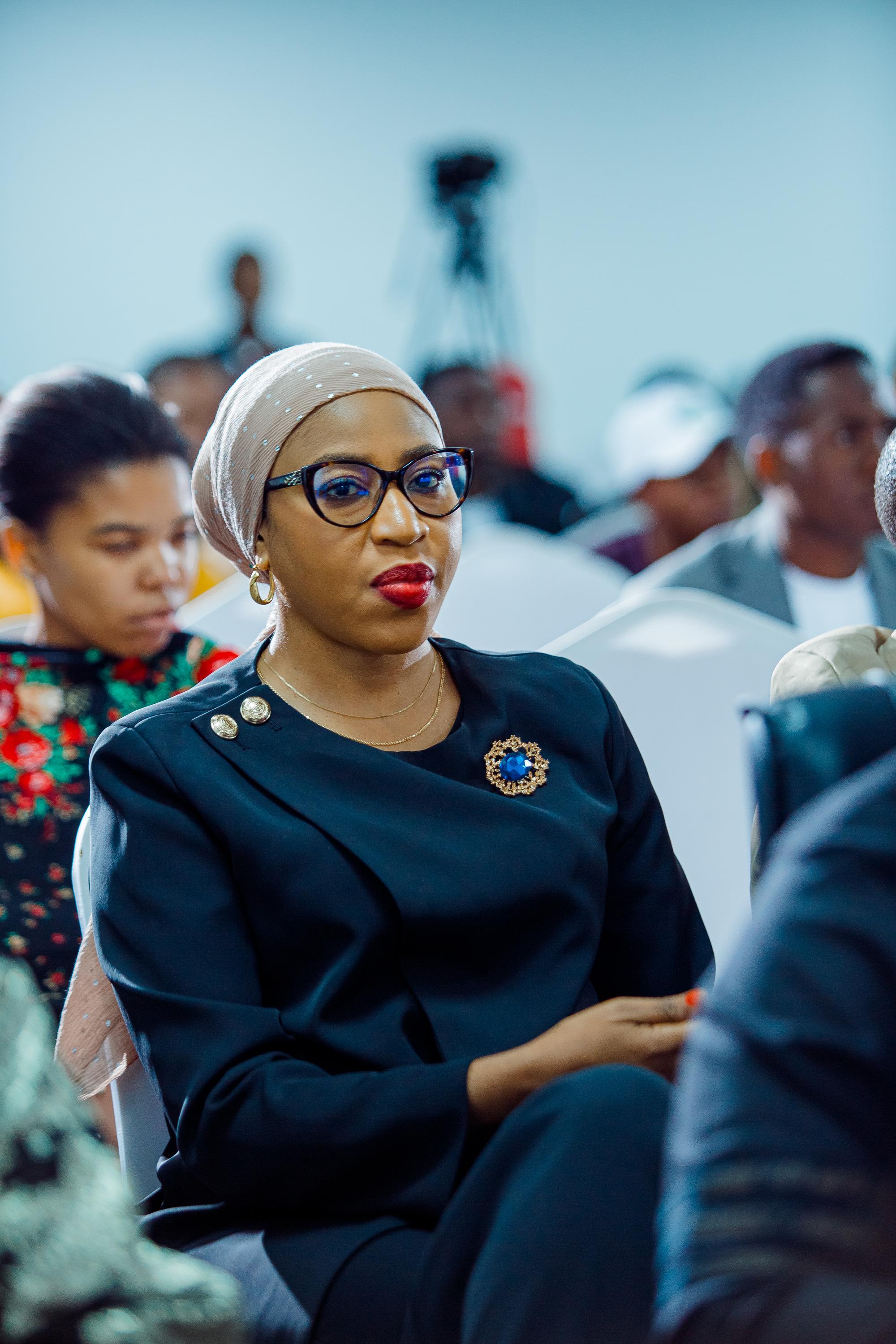 A moment from the book launch