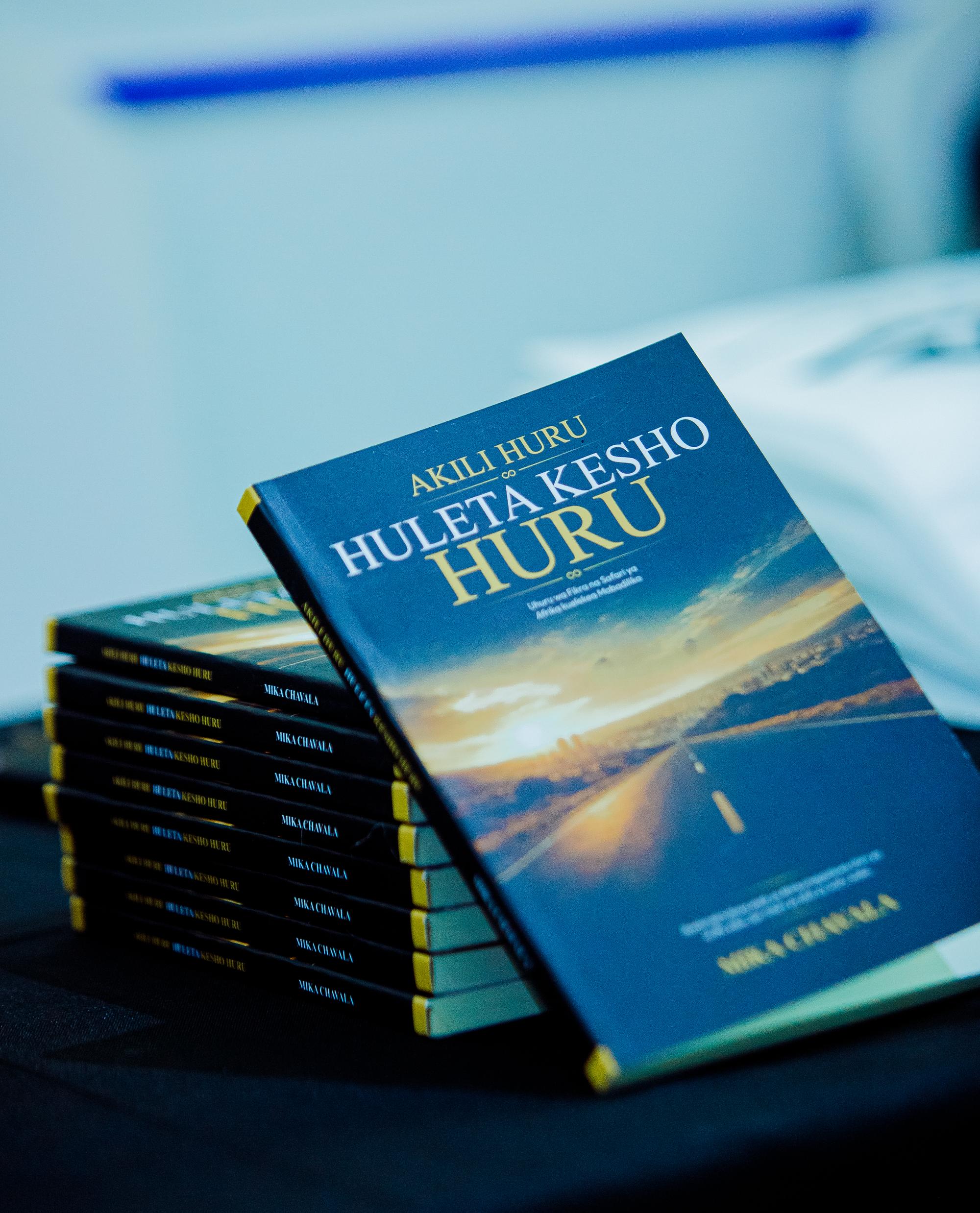A moment from the book launch